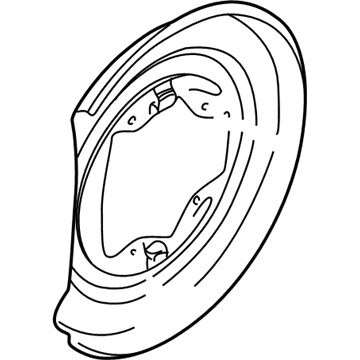 Volvo V70 Brake Dust Shield - 9434183