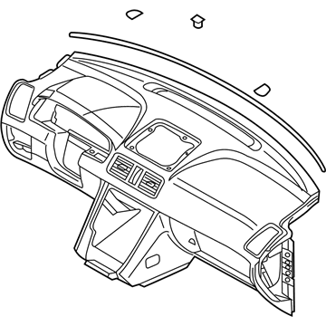 2012 Volvo XC90 Instrument Cluster - 39851730