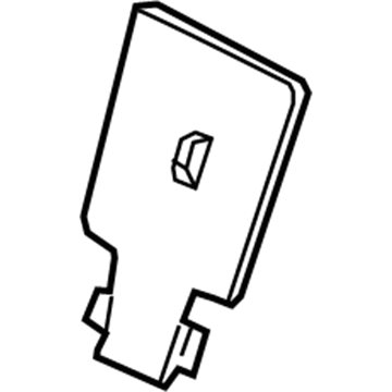 Volvo 39842076 Seat Back Panel, Charcoal