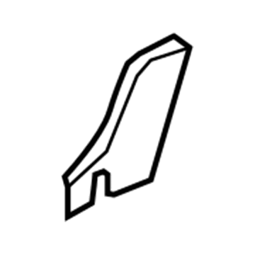 Volvo 39830390 Pivot Cover, Charcoal, Driver Side