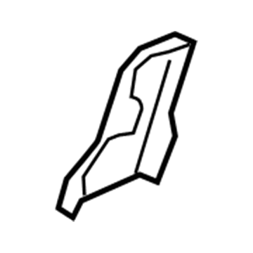 Volvo 32248061 Pivot Cover, Charcoal, Passenger Side