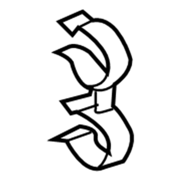 Volvo 9135594 Return Hose Retainer Clip