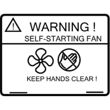 Volvo 30683906 Warning Label