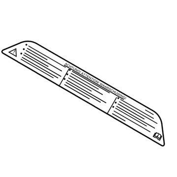 Volvo 31202681 Air Bag Label