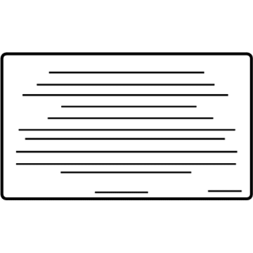 Volvo 30651016 Caution Label