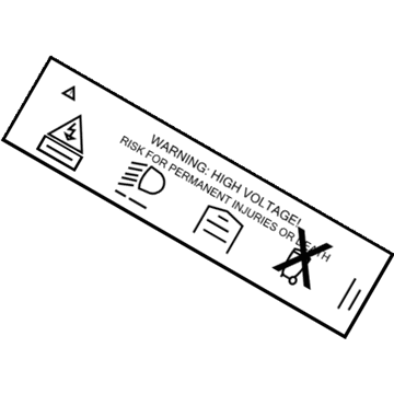 Volvo 30760152 Caution Label