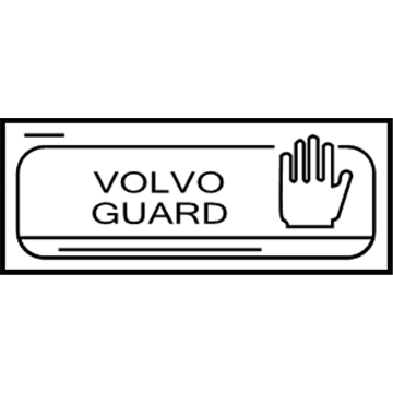 Volvo 30659151 Caution Label Volvo 30659151 Caution Label