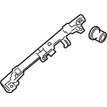 Volvo 30721336 Windshield Pillar Trim Retainer Plate, Passenger Side