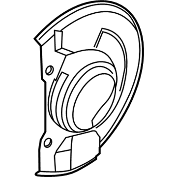 Volvo S40 Brake Dust Shield - 30818029