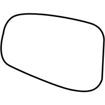 Volvo 31298049 Mirror Glass, Driver Side