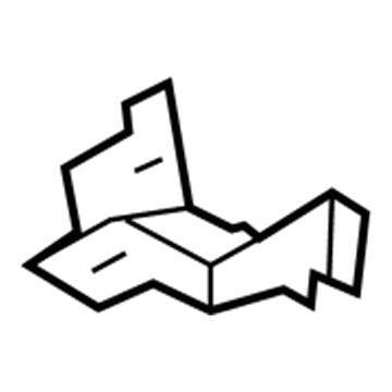 Volvo 31335309 Lower Reinforcement, Driver Side