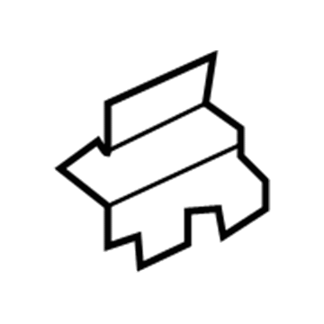 Volvo 31278905 Lower Bracket, Driver Side