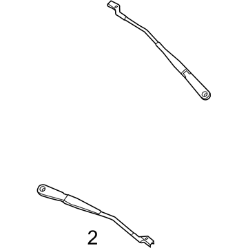 Volvo Windshield Wiper Arms - 30753504