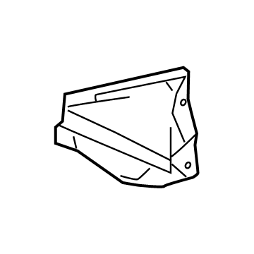 Volvo 31672120 Upper Reinforcement, Driver Side