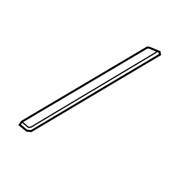 Volvo 31672955 Front Sill Plate Insert, Charcoal