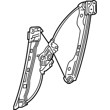 Volvo S90 Window Regulator - 31447720