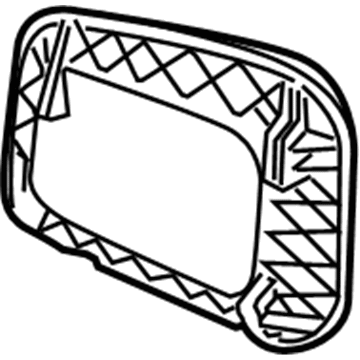 Volvo 30796943 Rear Cover, Driver Side