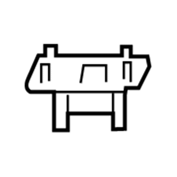 Volvo 31383232 Lamp Washer Cover Hinge, Front Passenger Side