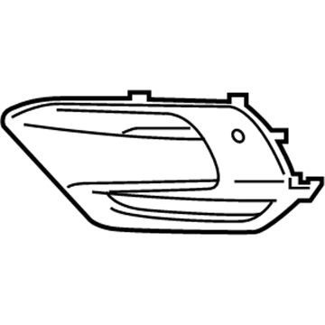 Volvo 31425143 Outer Grille, Driver Side