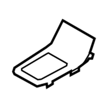 Volvo 8632921 Lower Trim, Walnut Brown