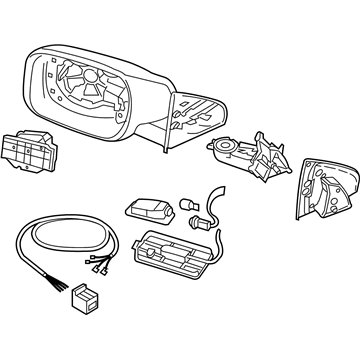 2006 Volvo V70 Side View Mirrors - 30745197