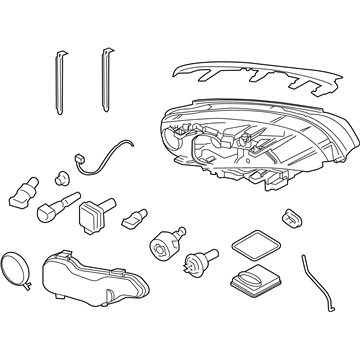 Volvo S80 Headlight - 31214325