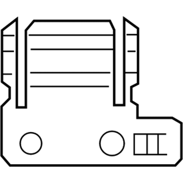 Volvo 8621216 Vapor Canister Bracket