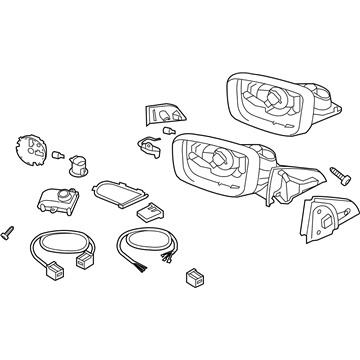 2011 Volvo XC60 Side View Mirrors - 31371131