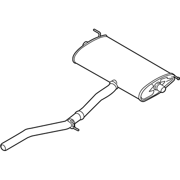 Volvo S60 Muffler - 32138867