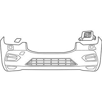 2020 Volvo XC60 Bumper - 39847066