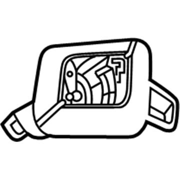 Volvo 31425170 Lamp Washer Cover Bracket, Driver Side Volvo 31425170 Lamp Washer Cover Bracket, Driver Side