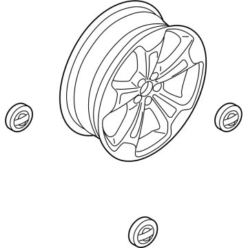 Volvo XC40 Recharge Alloy Wheels - 31650009