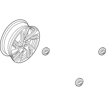 Volvo XC40 Recharge Alloy Wheels - 31471558