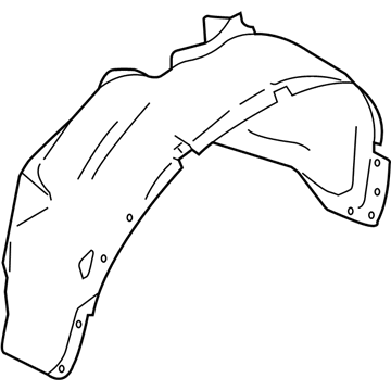 Volvo 31353708 Fender Liner, Driver Side