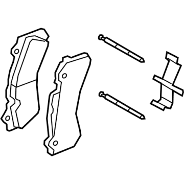 Volvo V60 Cross Country Brake Pad Set - 32373197
