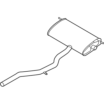 Volvo S60 Muffler - 32138868