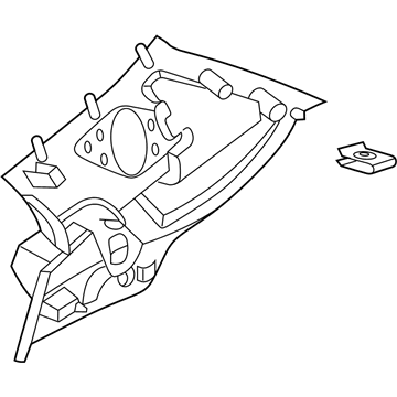 Volvo 32244155 Upper Trim, Passenger Side