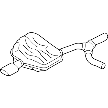 Volvo XC70 Muffler - 31392840