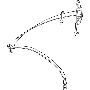 Volvo V70 Seat Belt - 6841794