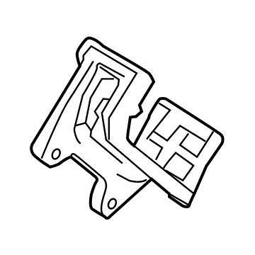 Volvo XC40 Recharge Brake Caliper Bracket - 36012915