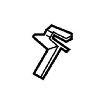 Volvo 31462786 Lower Pillar Reinforcement Bracket, Driver Side