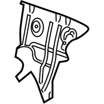 Volvo 31442153 Pillar Reinforcement, Driver Side