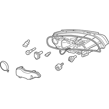 Volvo S80 Headlight - 31214419