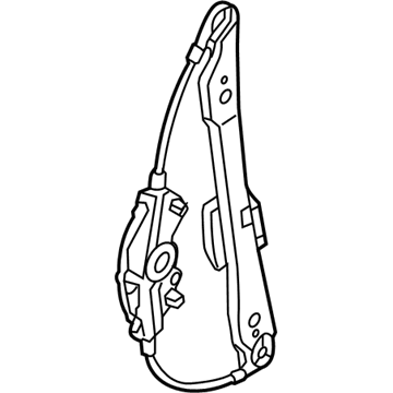 Volvo V60 Cross Country Window Regulator - 30784308