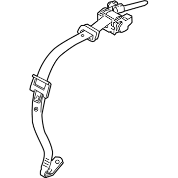 Volvo S40 Seat Belt - 8639554