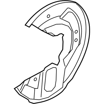 Volvo Brake Dust Shield - 32217579