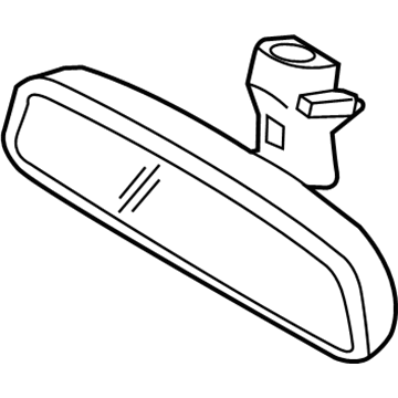 Volvo 30762854 Mirror Inside, Rear