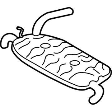 2013 Volvo C70 Muffler - 30794714