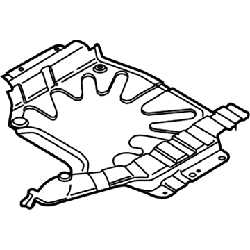 2013 Volvo C70 Exhaust Heat Shield - 31258300