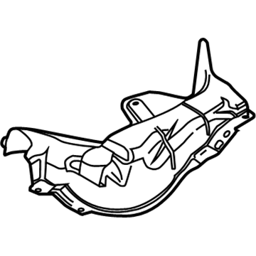 2013 Volvo C70 Exhaust Heat Shield - 31497542